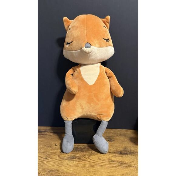 Jellycat SLEEPEE FOX Plush Toy Retired Large 14" Jellycat London Sleeping Fox - Picture 1 of 14